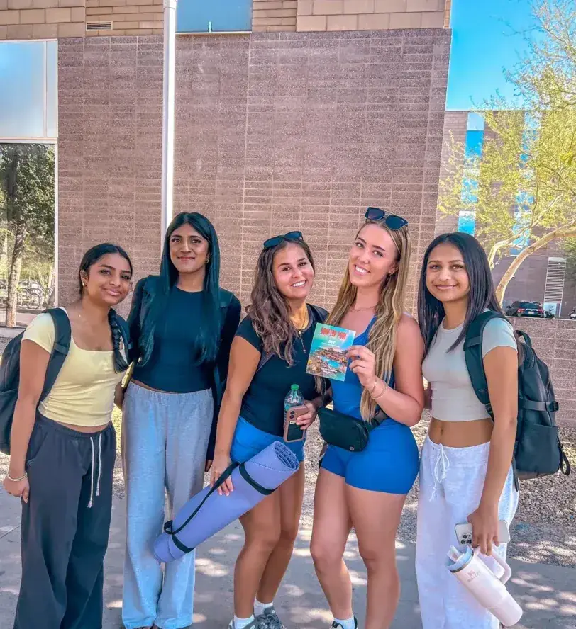 Friends hanging out