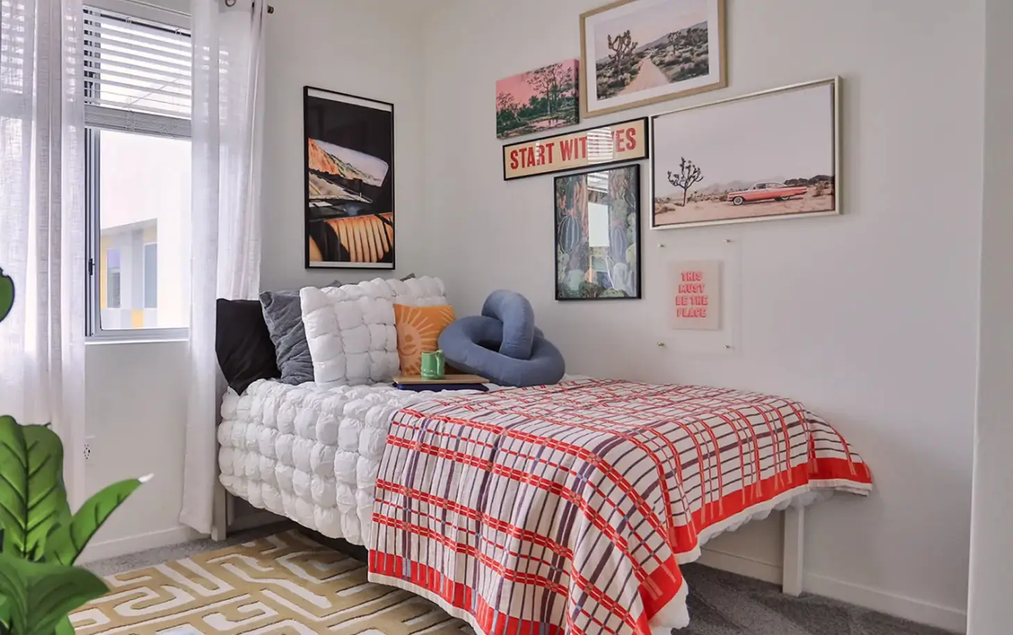 furnished bedroom