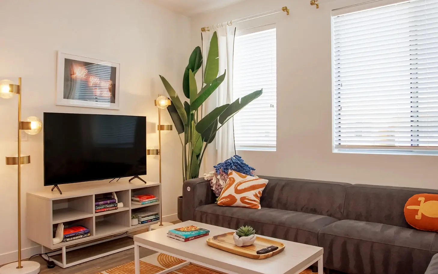 furnished living space